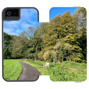 Autumn bench.. incipio watson™ iPhone 5 wallet case