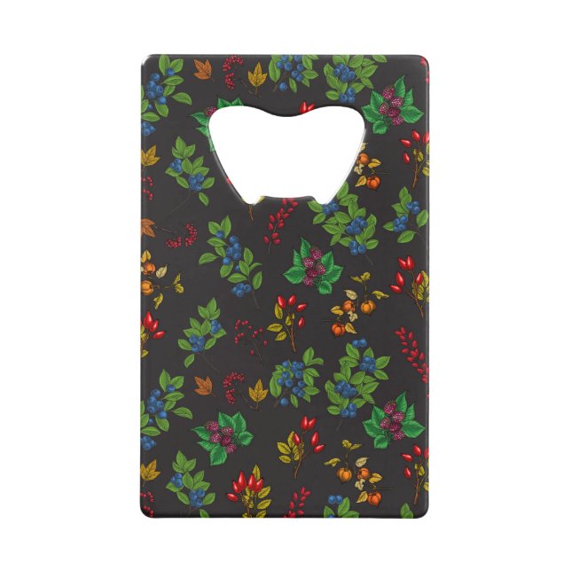 Autumn berries on chocolate brown (Front)