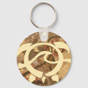 Autumn-BG-Turtle Key Ring