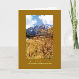 Autumn Birthday Card