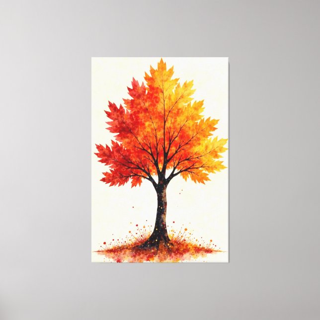 Autumn Blaze Canvas Print (Front)