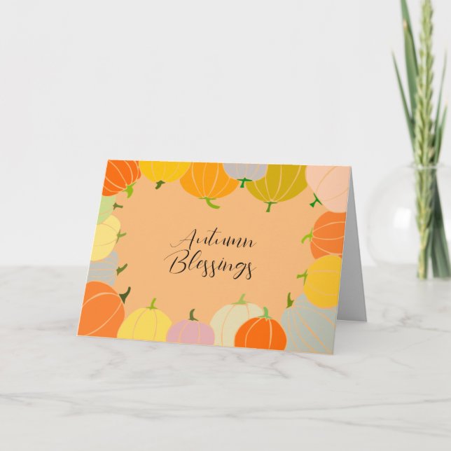 AUTUMN BLESSINGS CARD (Front)