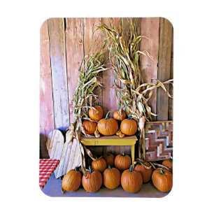 Autumn Blessings Halloween Pumpkins Magnet