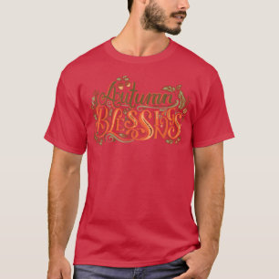 Autumn Blessings Inspirational Christian T-Shirt