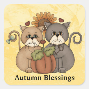Autumn Blessings sticker