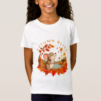 Autumn Bliss Cute Little Mouse. Kids T-Shirt