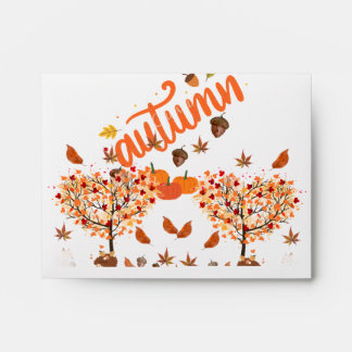 Autumn Bliss Fall Foliage Envelope