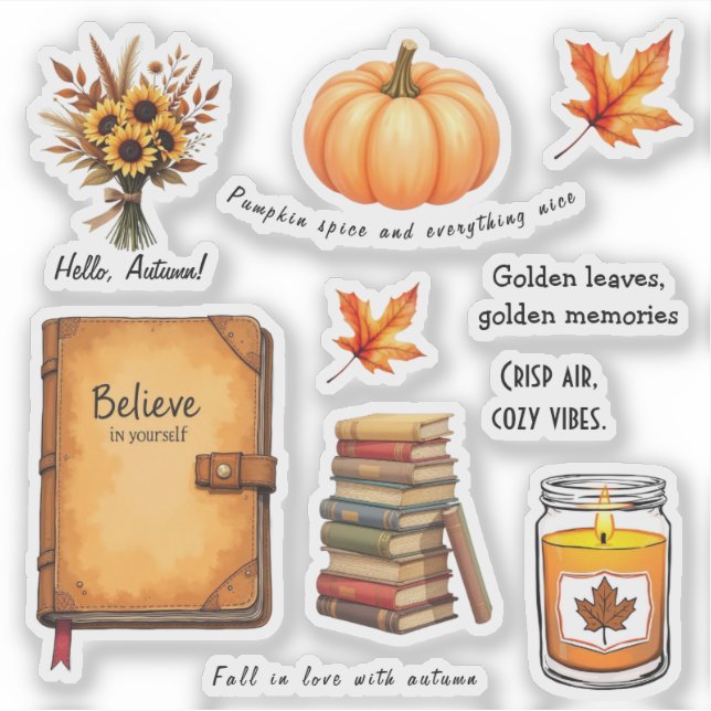Autumn Bliss Sticker Collection (Front)