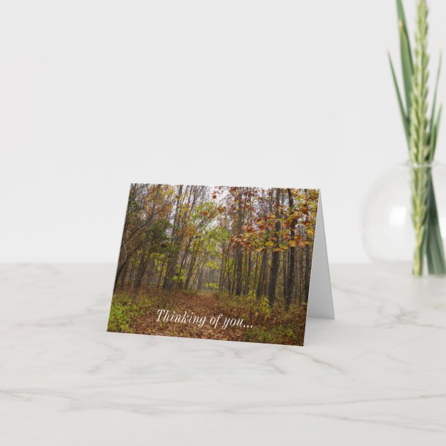 Autumn Bliss Thinking Of You Card (Front)