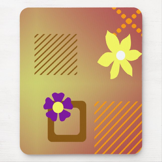 Autumn Bloom Mouse Mat (Front)