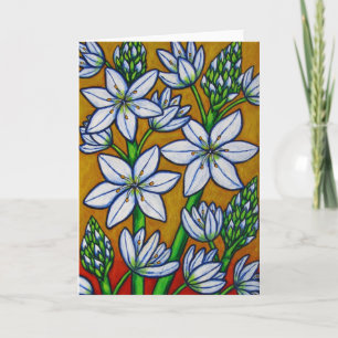 Autumn Bloom Yellow Greeting Card