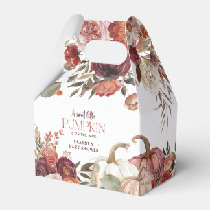 Autumn Blooms 'a little pumpkin' Baby Shower Favour Box