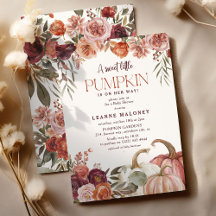 Autumn Blooms 'a little pumpkin' Baby Shower