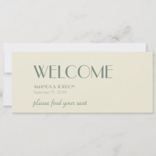 Autumn Boho Deco Cream Seating Chart Header