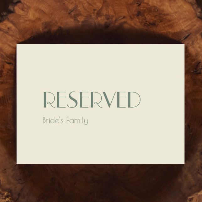 Autumn Boho Deco | Cream Wedding Reserved Sign (Creator Uploaded)