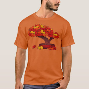 Autumn Bonsai Kitten Cats by Tobe Fonseca T-Shirt
