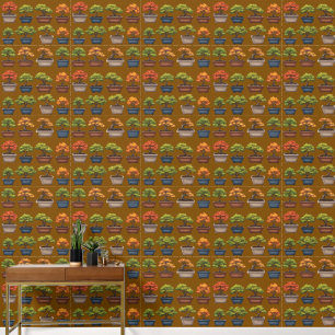 Autumn bonsai trees wallpaper