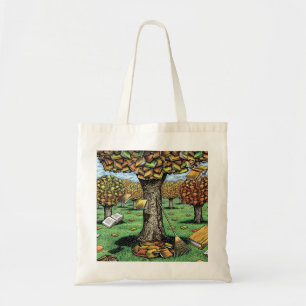 Autumn Books Tote Bag