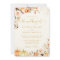 Autumn Botanical Floral Gold Glitters Fall Wedding
