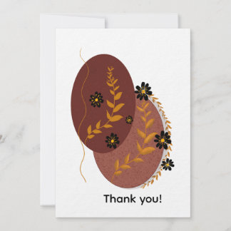 Autumn Botanical Floral T-Shirt | Boho Nature Grap Invitation
