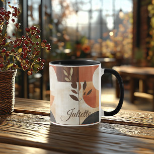 Autumn Botanical Mug - Personalised Earthy Nature