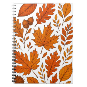 Autumn Botanical – Vintage Fall Leaves Notebook