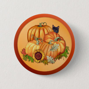 Autumn Bounty 6 Cm Round Badge