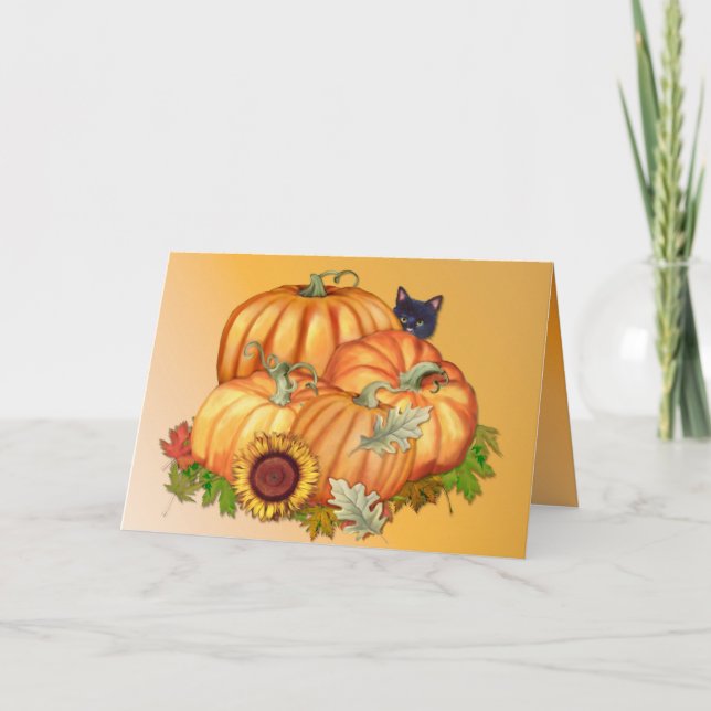 Autumn Bounty Holiday Card (Front)