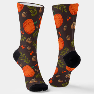 "Autumn Bounty" Pattern Socks