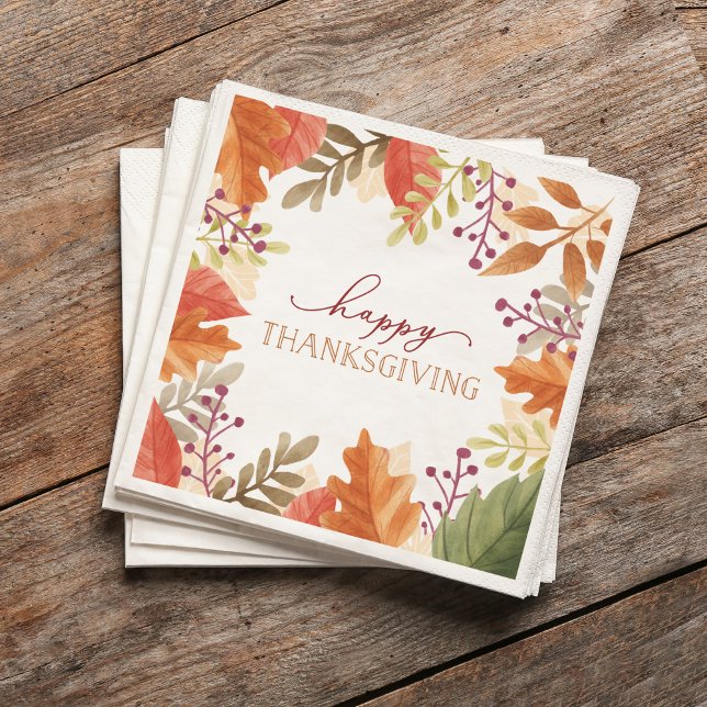 Autumn Bounty | Thanksgiving Napkin (Creator Uploaded)