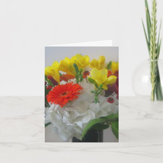 Autumn Bouquet Card (Front)