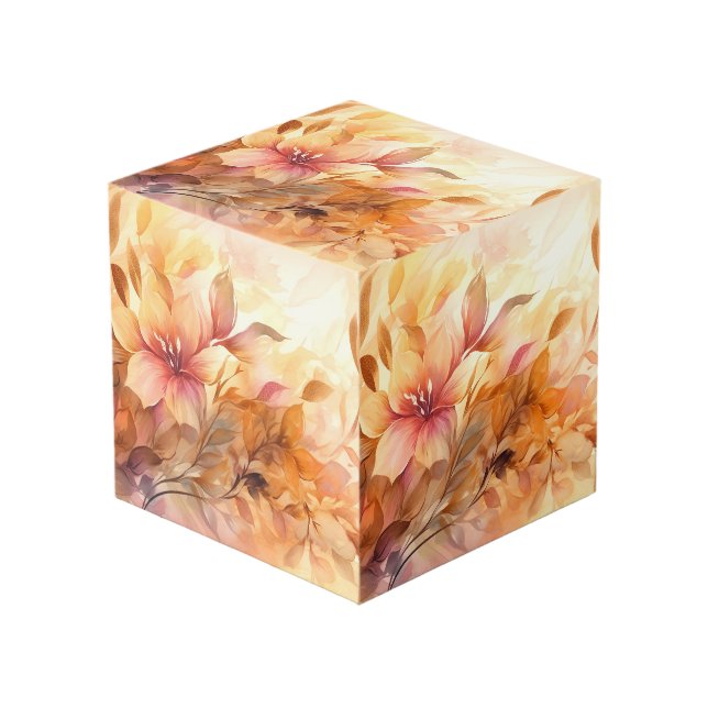 Autumn Bouquet Cube (Front Angled)