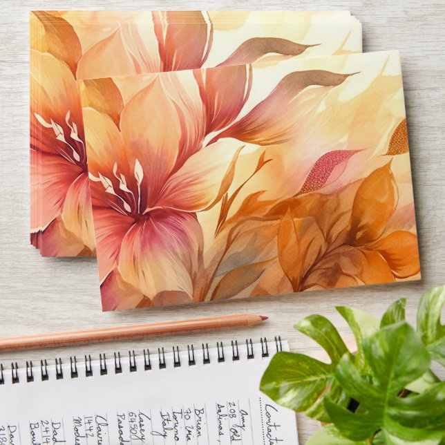 Autumn Bouquet Envelope (Stacked)