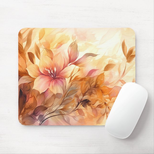 Autumn Bouquet Mouse Mat (With Mouse)