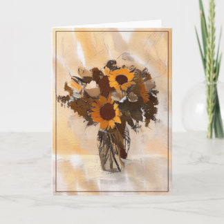 Autumn Bouquet Note Card