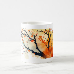 autumn branch coffee mug