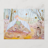 "Autumn Breeze" Postcard