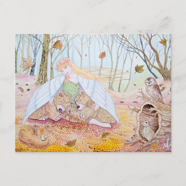 "Autumn Breeze" Postcard (Front)