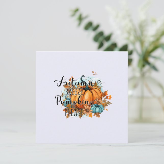 Autumn Breeze, Pumpkins Please – Cosy Fall Vibes (Standing Front)