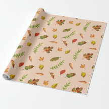 Autumn Breeze Wrapping Paper