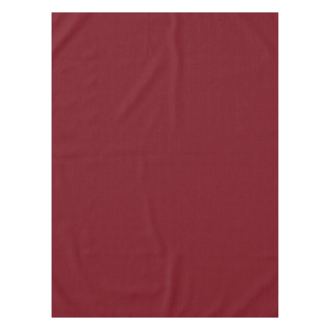 Autumn Brick Red Tablecloth (Front)