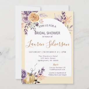 AUTUMN Bridal Shower Invitation