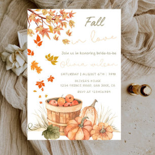 Autumn Bride Shower - Autumn Bride Shower Party Invitation