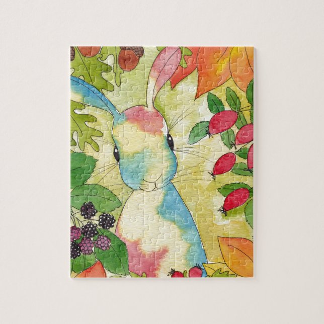 Autumn Bunny by Peppermint Art Jigsaw Puzzle (Vertical)