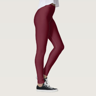 Autumn Burgundy  Leggings