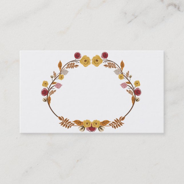 Autumn Business Card (Front)