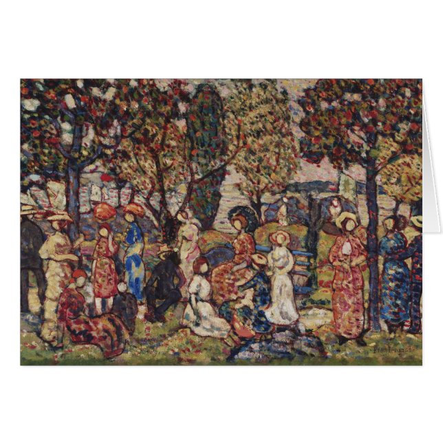 Autumn by Maurice Prendergast, Vintage Fine Art (Front Horizontal)