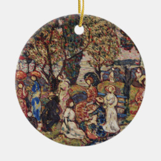 Autumn by Maurice Prendergast, Vintage Fine Art Ceramic Tree Decoration