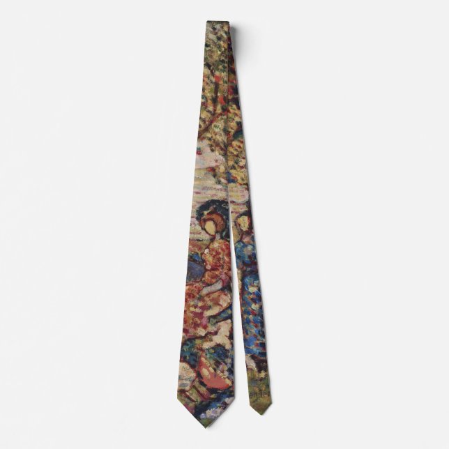 Autumn by Maurice Prendergast, Vintage Fine Art Tie (Front)