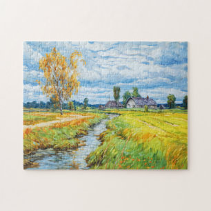 Autumn by the Havel River Jigsaw Puzzle